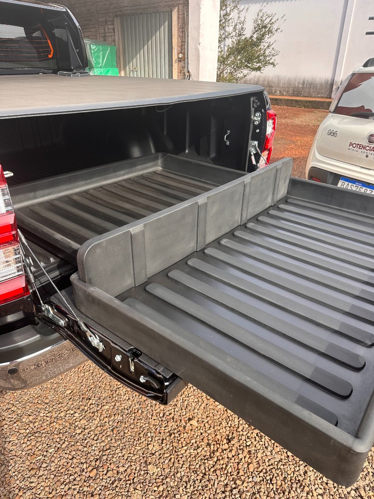 Gavetão instalado na pickup